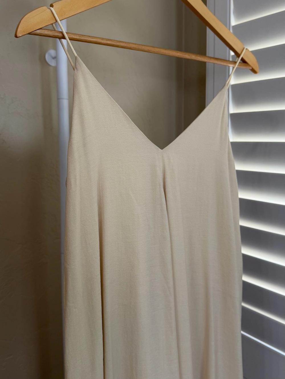 Commense Sleeveless V-Neck Maxi Dress in Cream - Picture 8 of 12